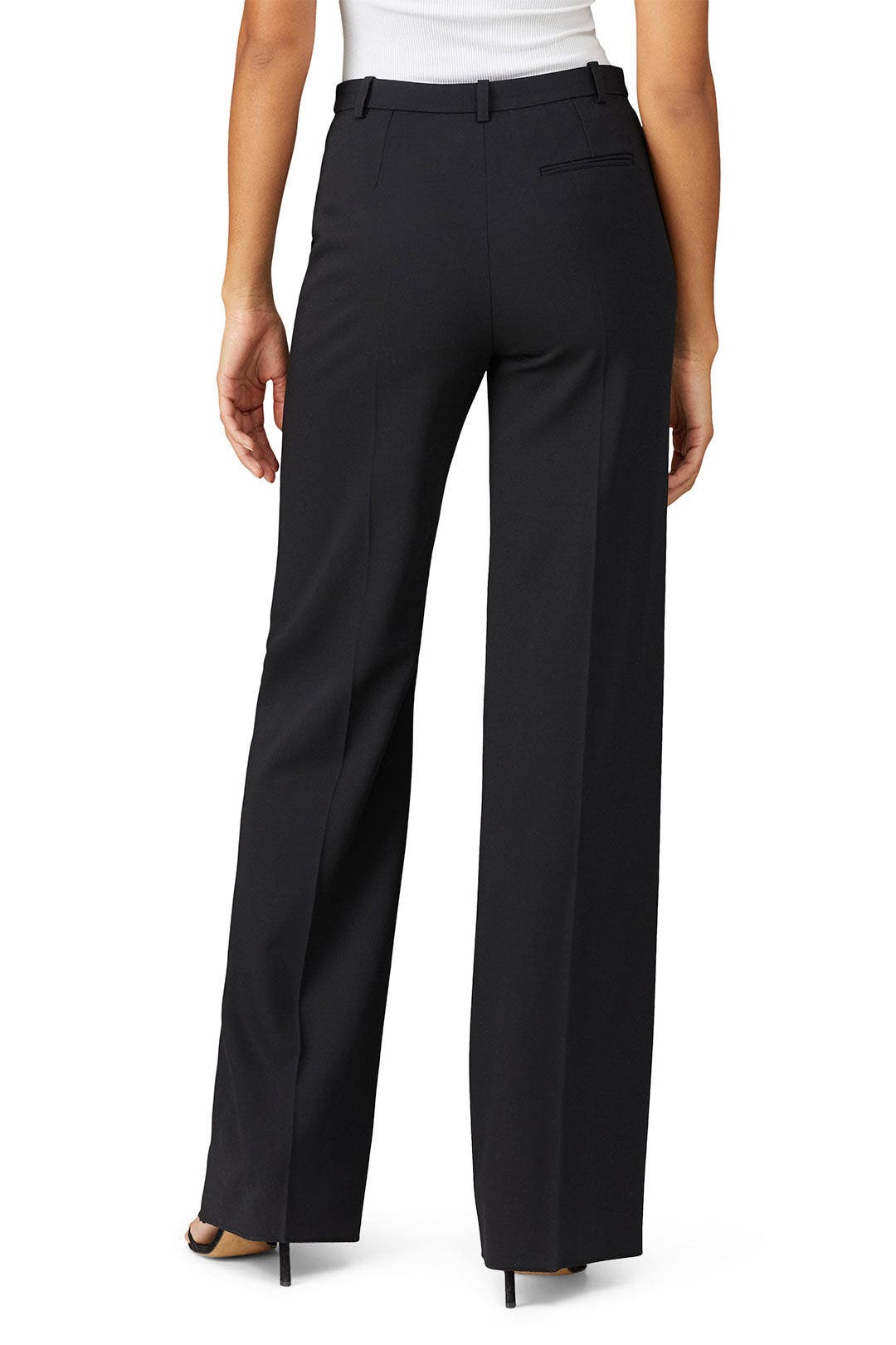 Wool Wide Leg Pants by Emporio Armani 2