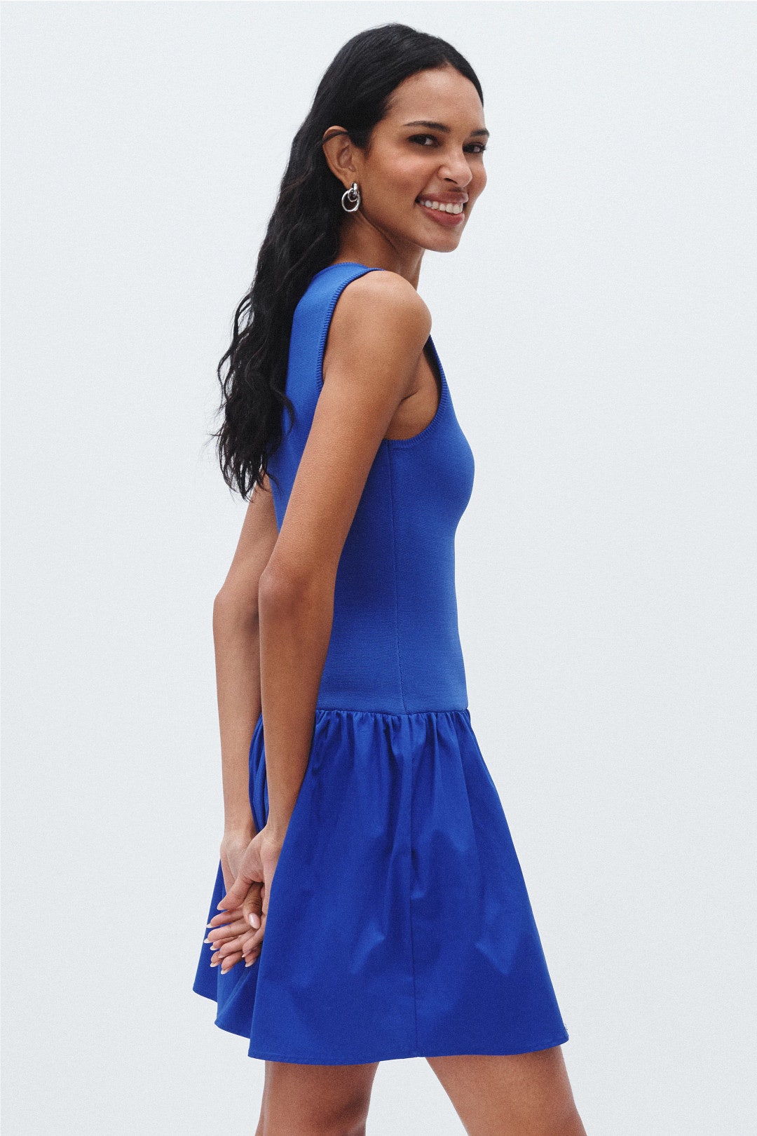 Ribbed Combo Mini Dress by Peter Som x RTR 1