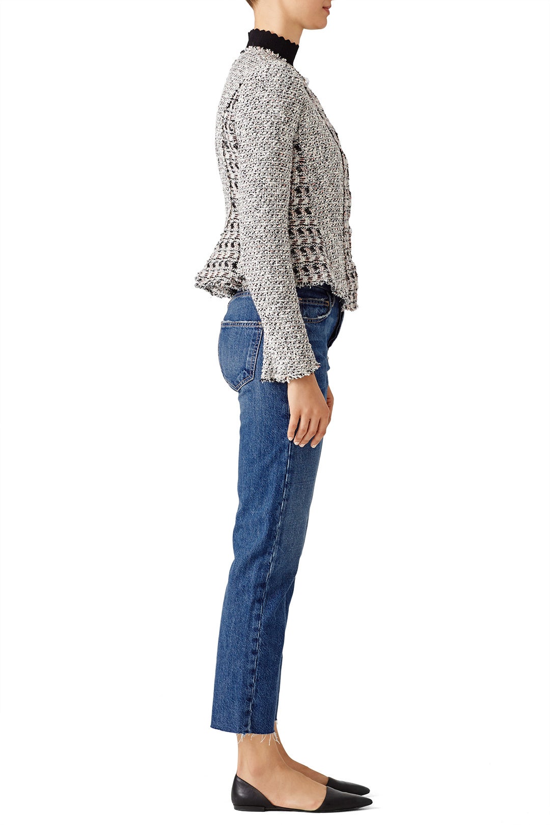 Grey Mix Tweed Jacket by Rebecca Taylor NYC 2