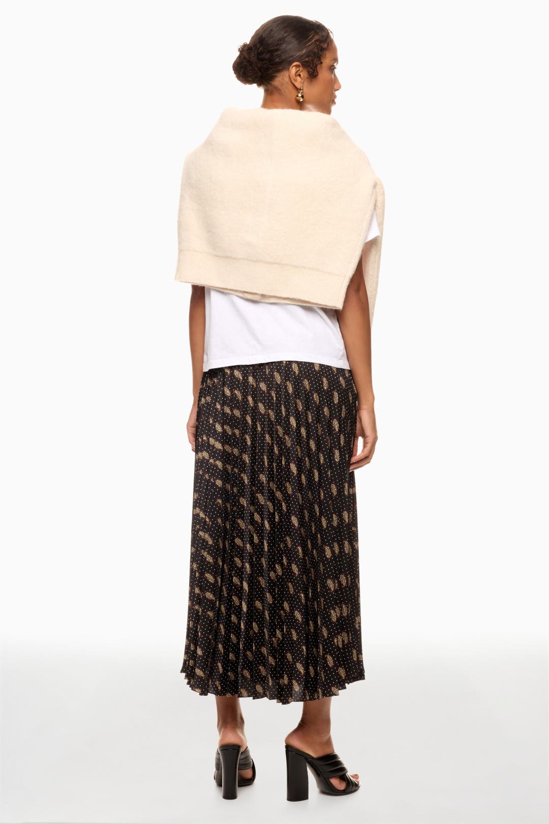 Thomas Menswear Check Wrap Culotte Skirt by Tibi | Rent the Runway