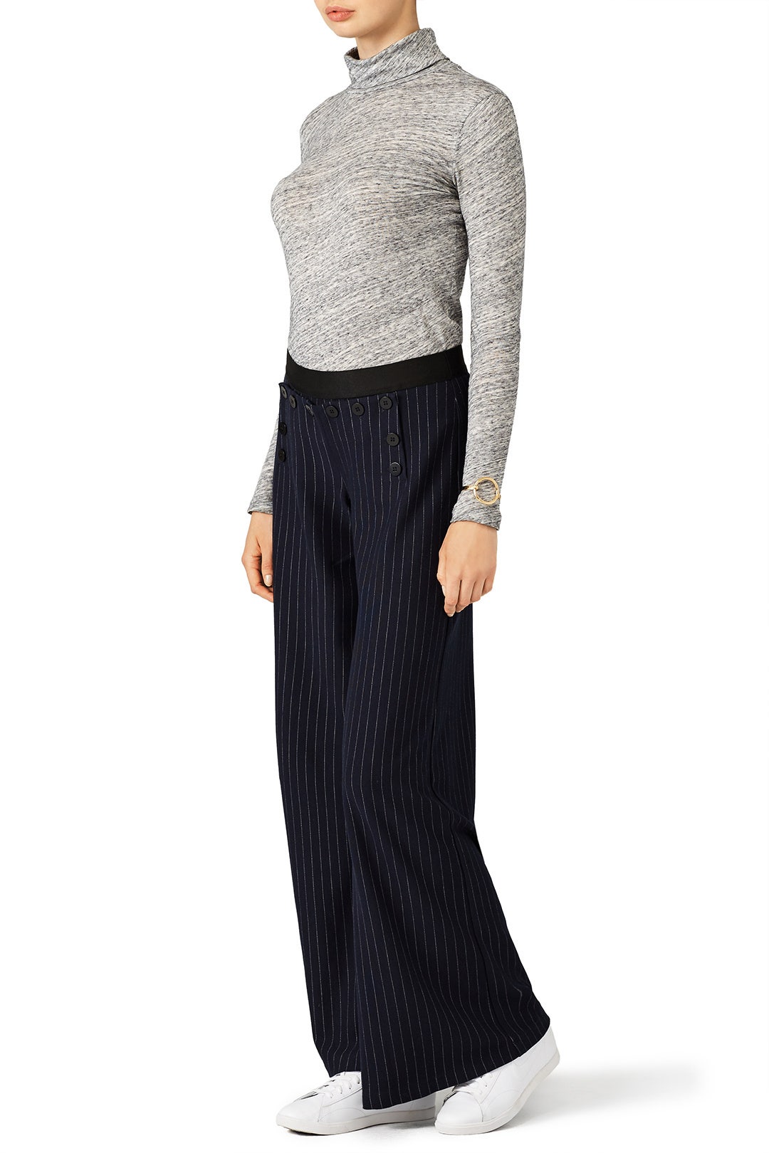 Pinstripe Wideleg Pants by Bailey 44 2