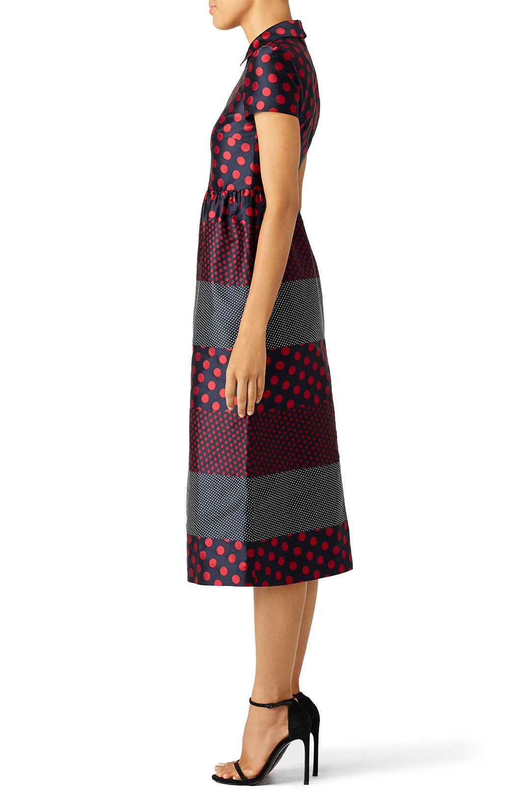 Red Contrast Polka Dot Dress by RED Valentino 2