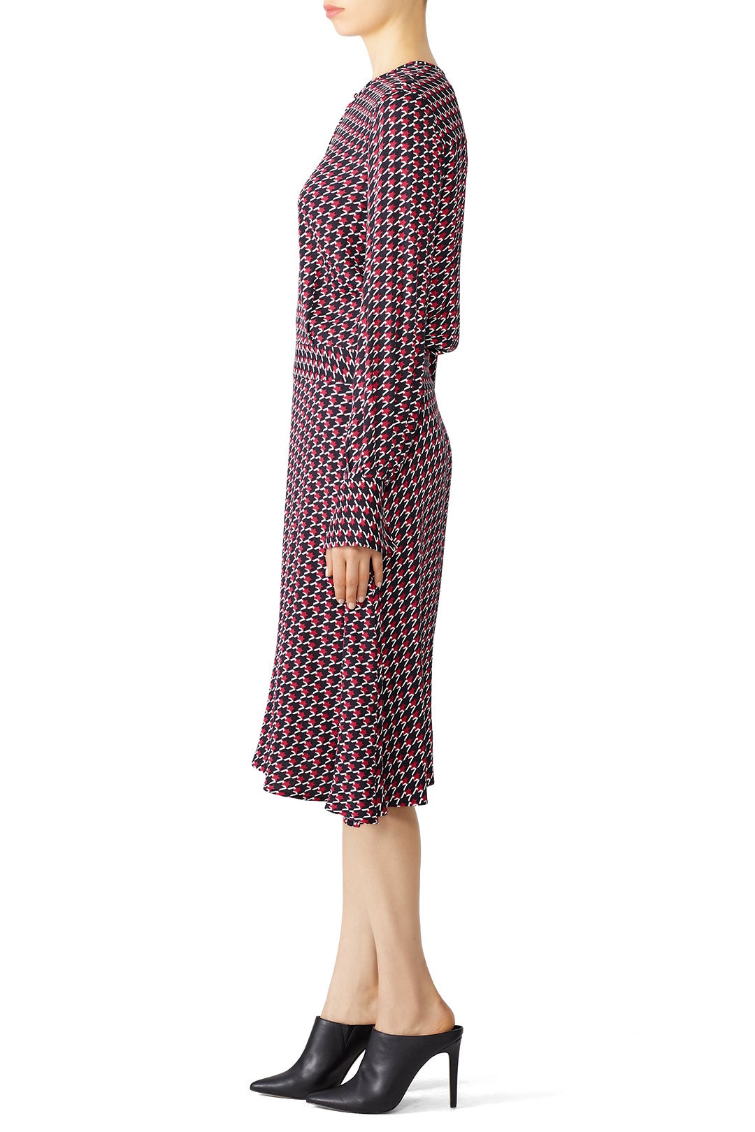 Houndstooth Magnolia Dress by Equipment 1