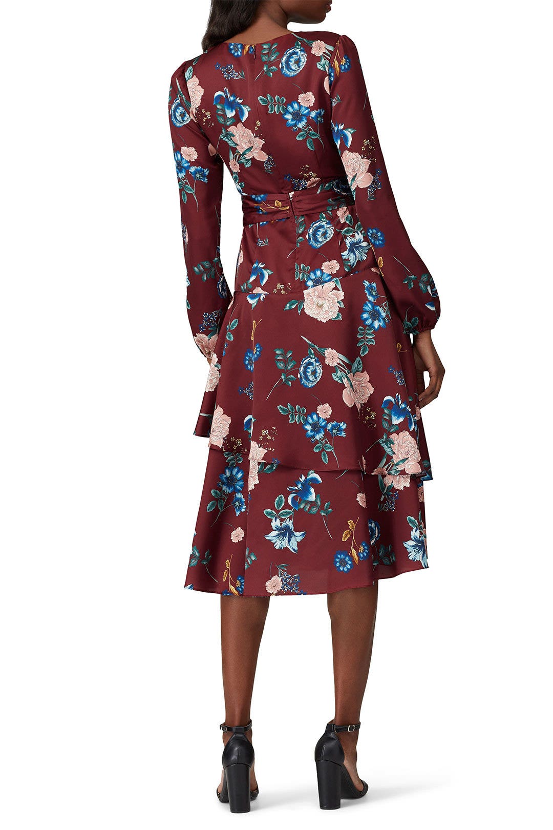 Floral Tiered Wrap Dress by Great Jones 1