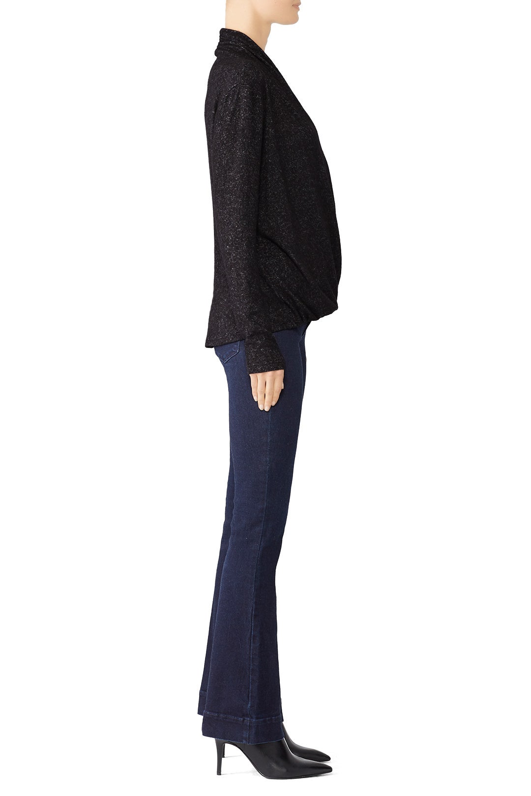 Brushed Knit Crossover Top by Slate & Willow 1