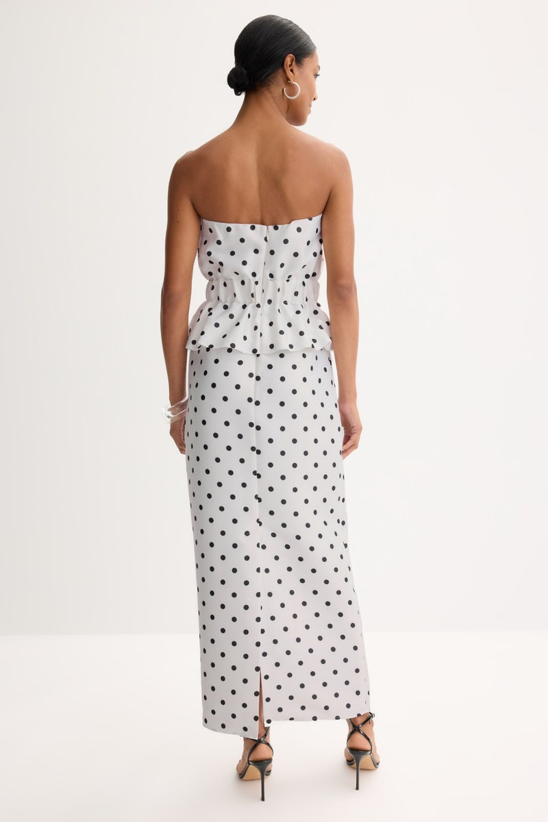 Polka Dot Midi Skirt by French Connection - Photo 2