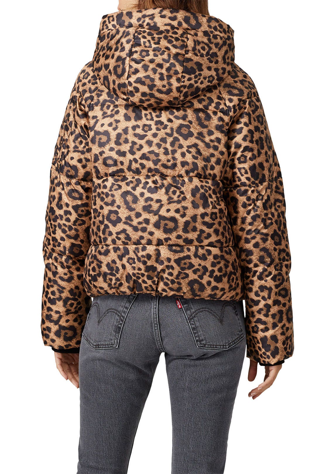 Leopard Cire Puffer Jacket by NVLT 2