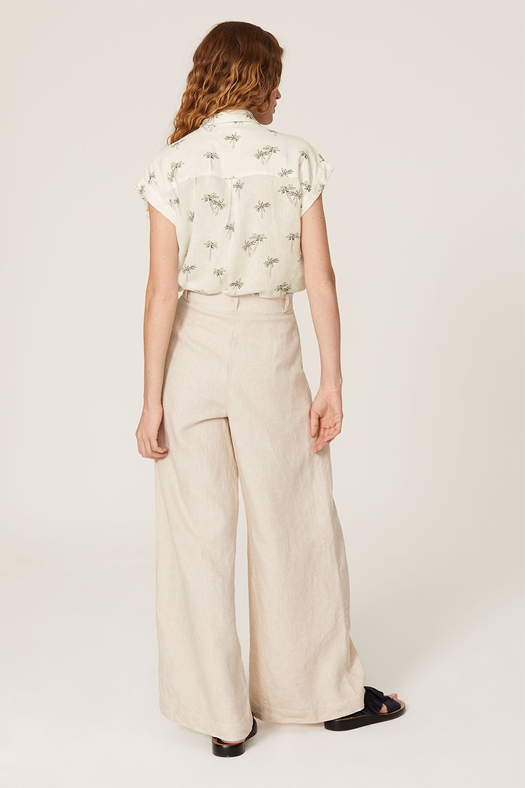 Whitney Palm Printed Blouse by Rails 2