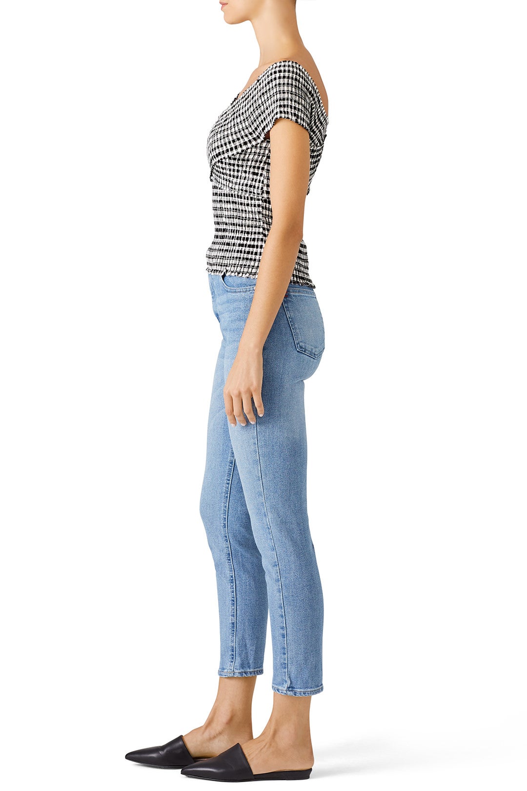 Gingham Bowman Top by cupcakes and cashmere 2