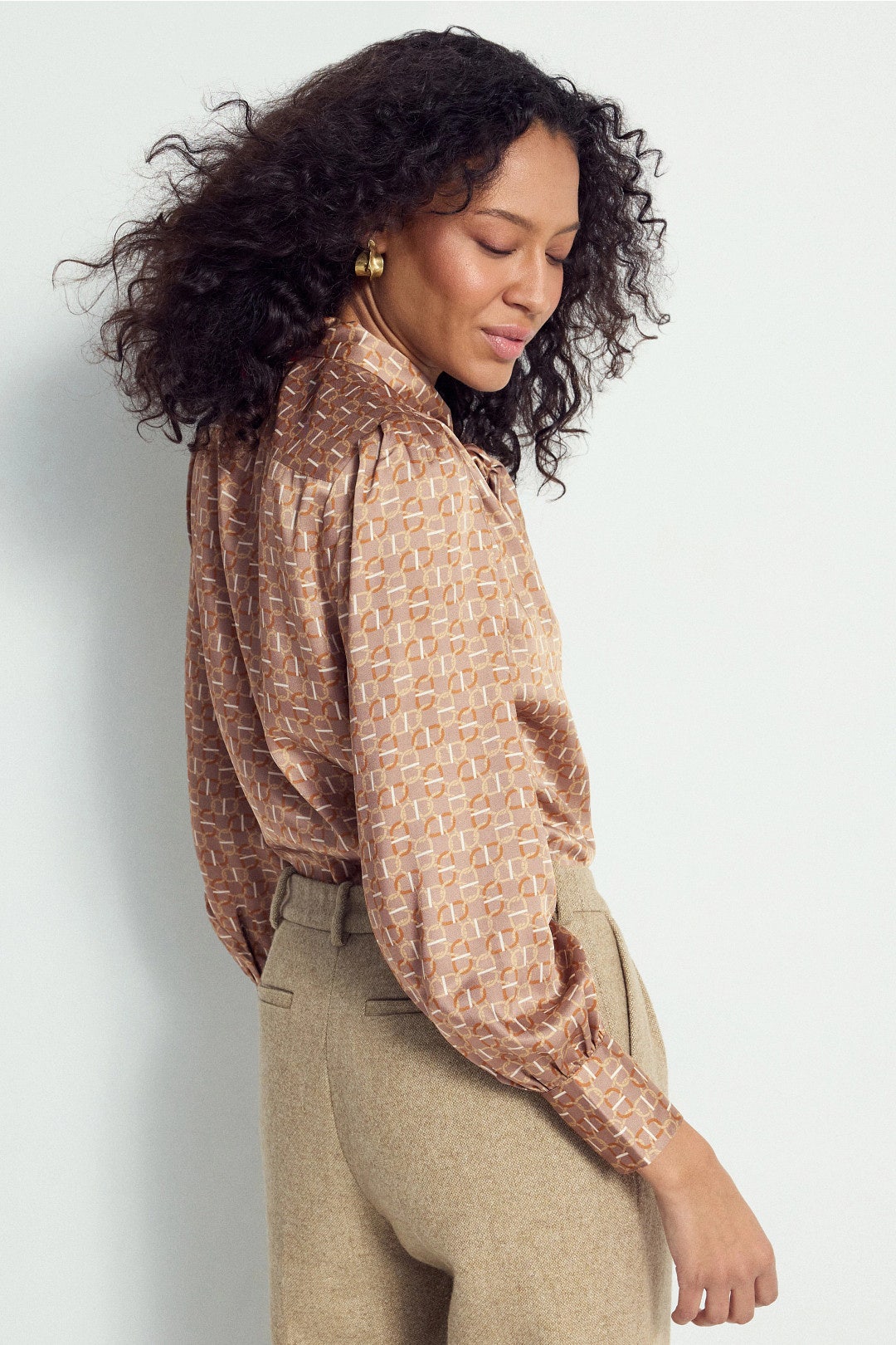 Luxe Long Sleeve Blouse by Lauren Ralph Lauren 2