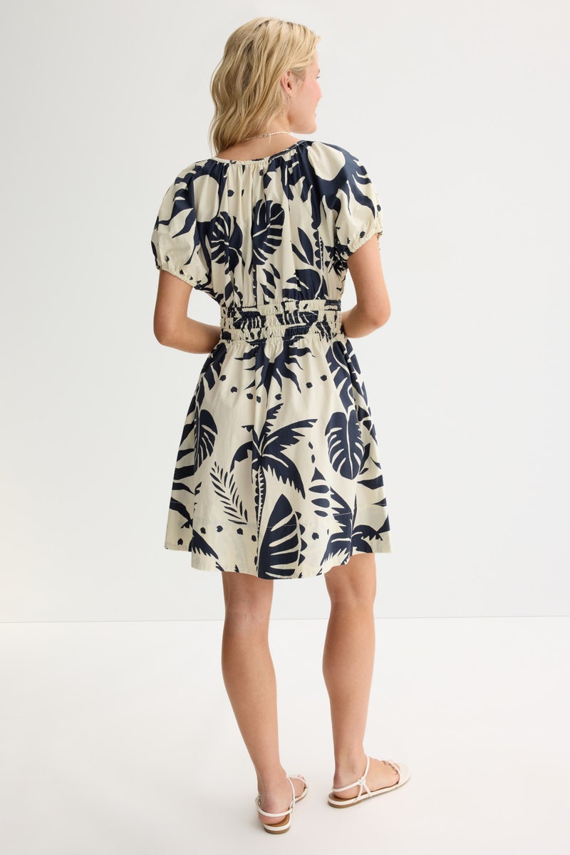 Poplin V-Neck Mini Dress by Marine Layer - Photo 2