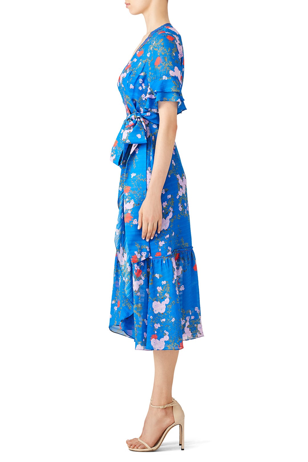 Floral Blaire Wrap Dress by Tanya Taylor 2