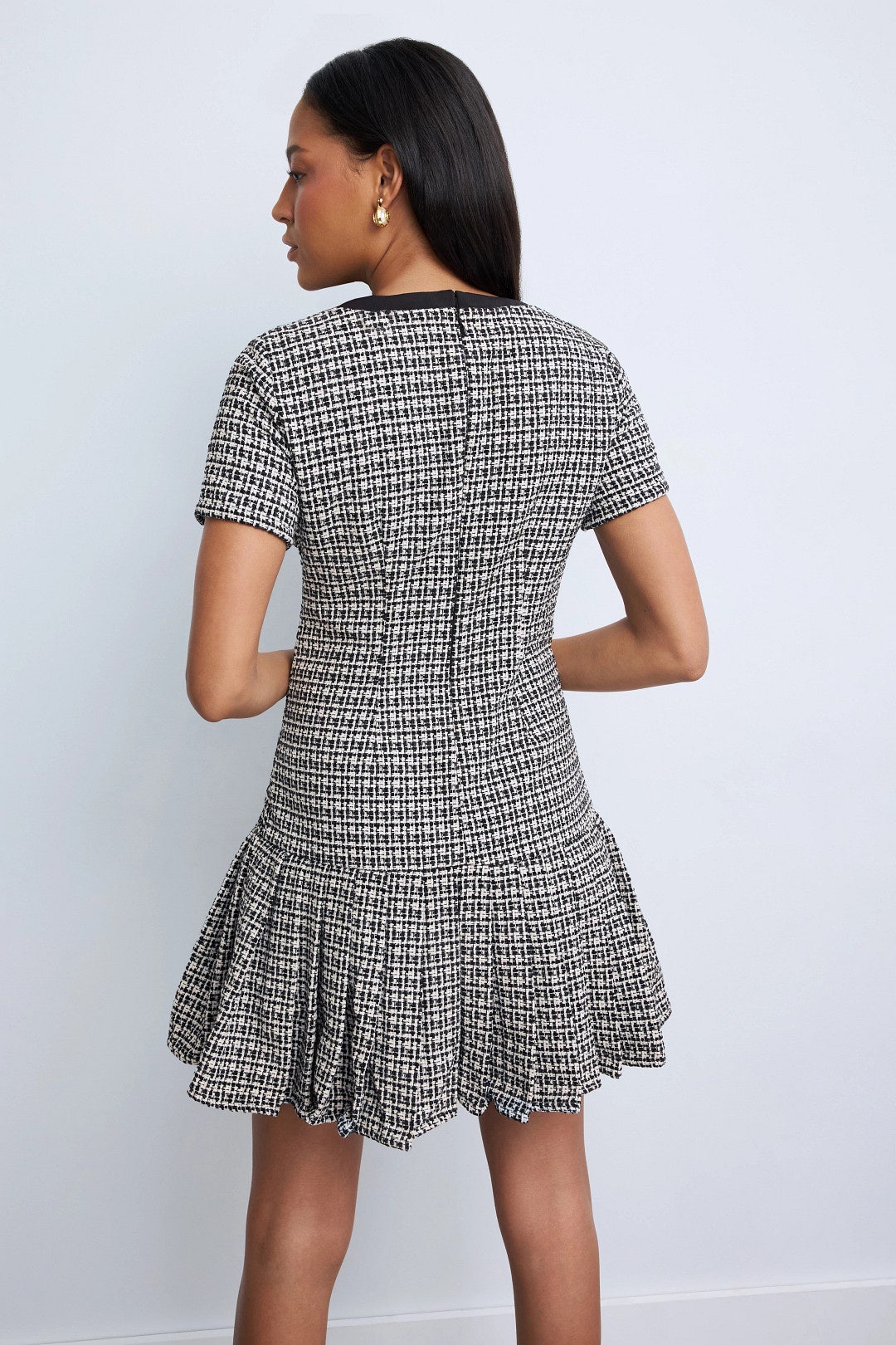 Box Pleated Combo Bow Dress by CeCe 2