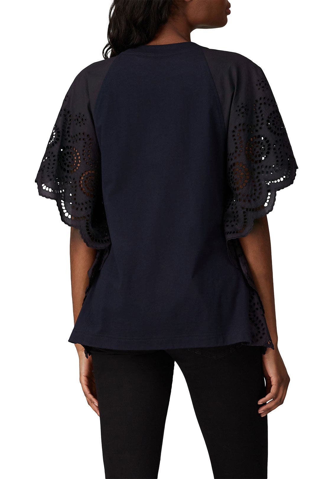 Multi Eyelet Top by Cedric Charlier 1