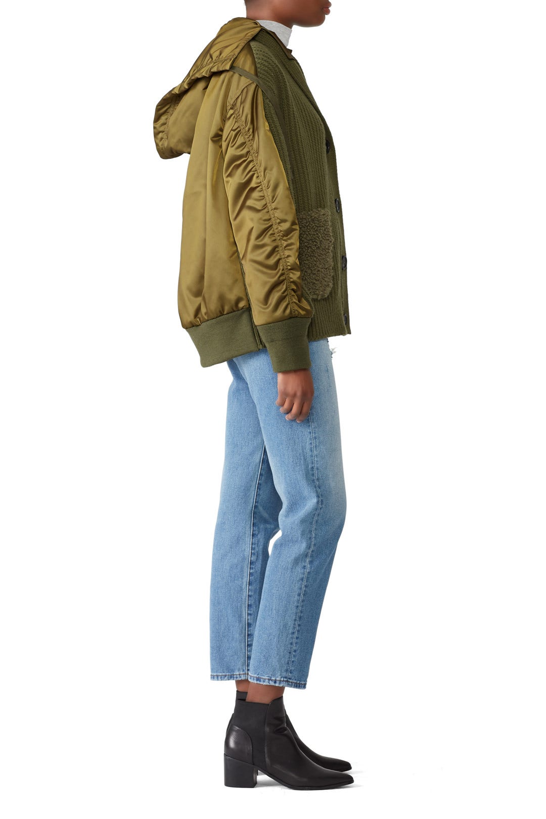 Contrast Sweater Jacket by No. 21 2