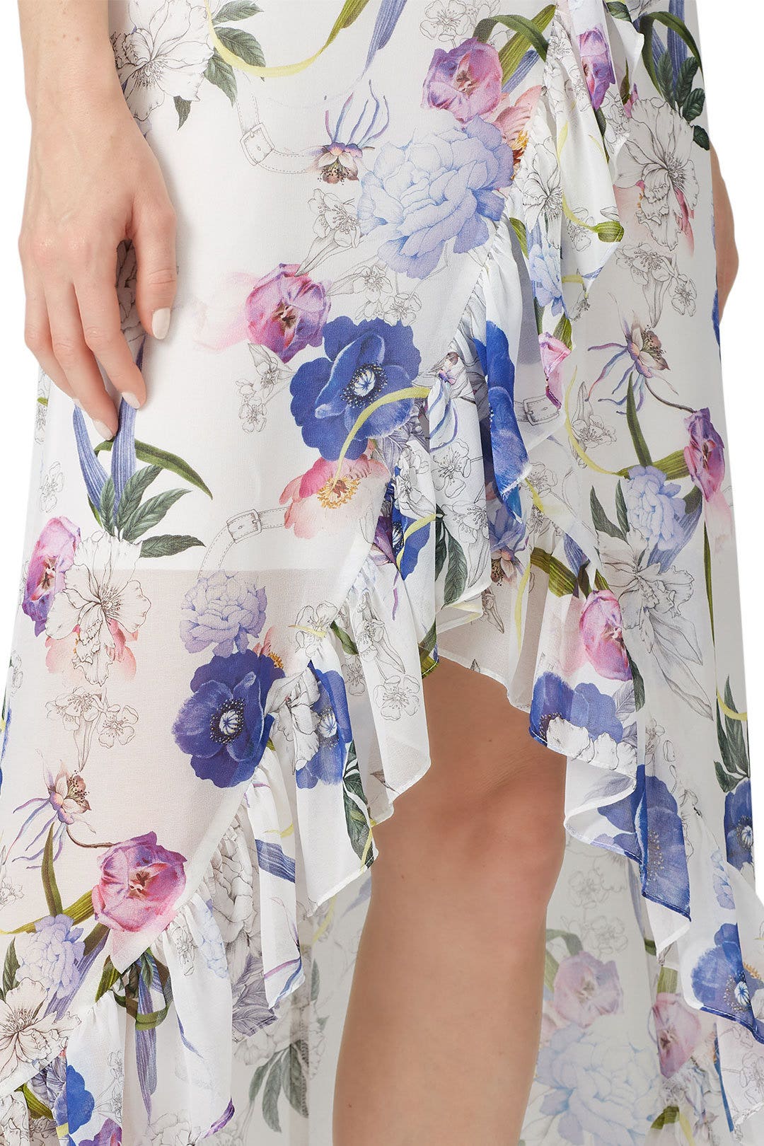 Ruffled Floral Dress by Slate & Willow 1