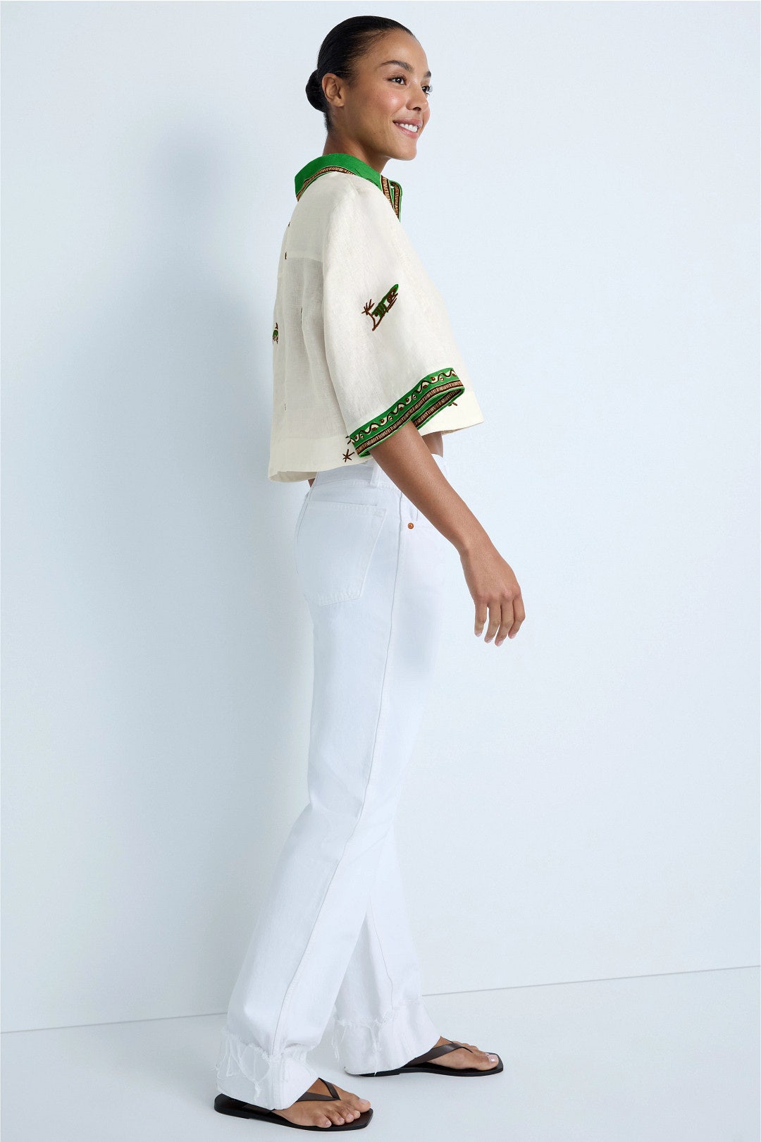 Wanda Cropped Shirt by ALÉMAIS 1