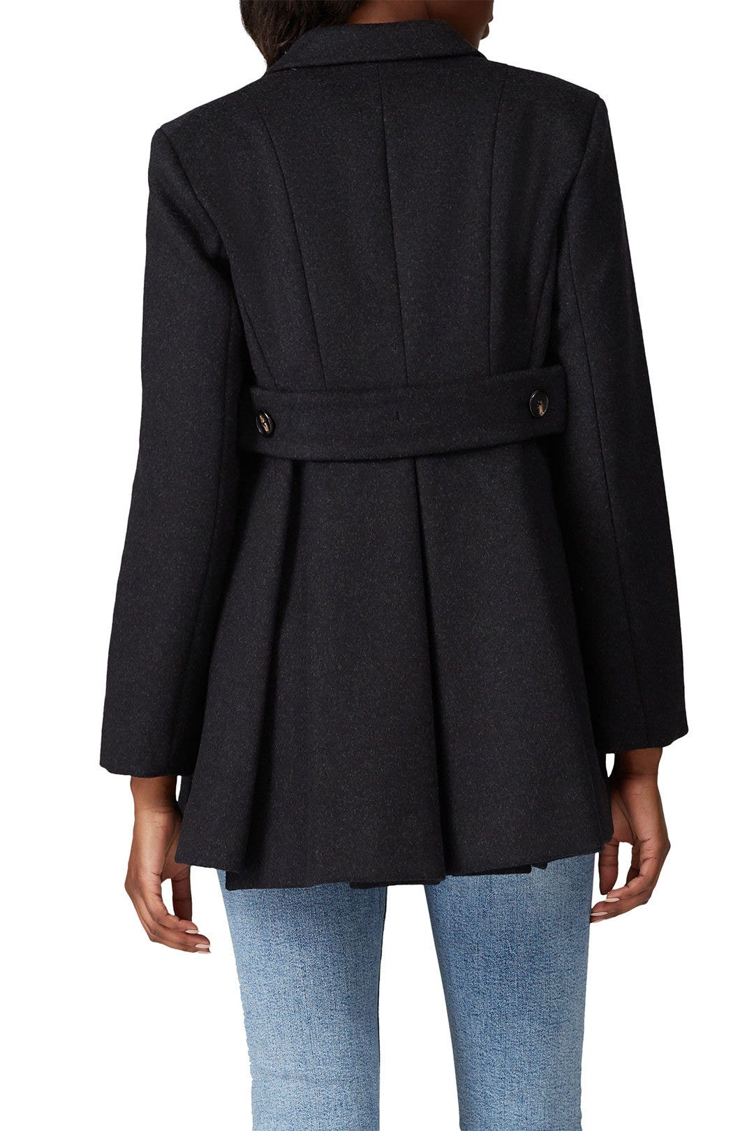 Charcoal Short Coat by Co 2