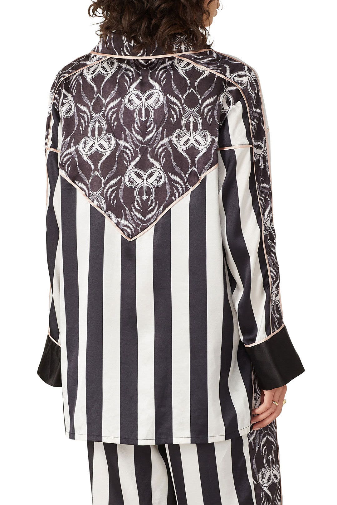 HAHT Striped PJ Shirt by HAH 2