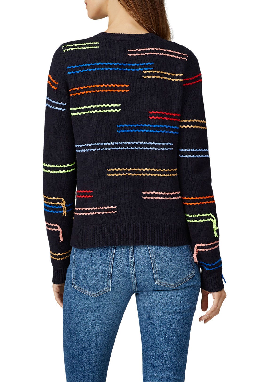 Multi Horizontal Stripe Sweater by Chinti & Parker 2