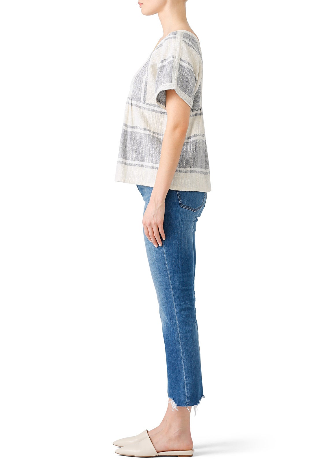 Striped Millo Top by dRA 1
