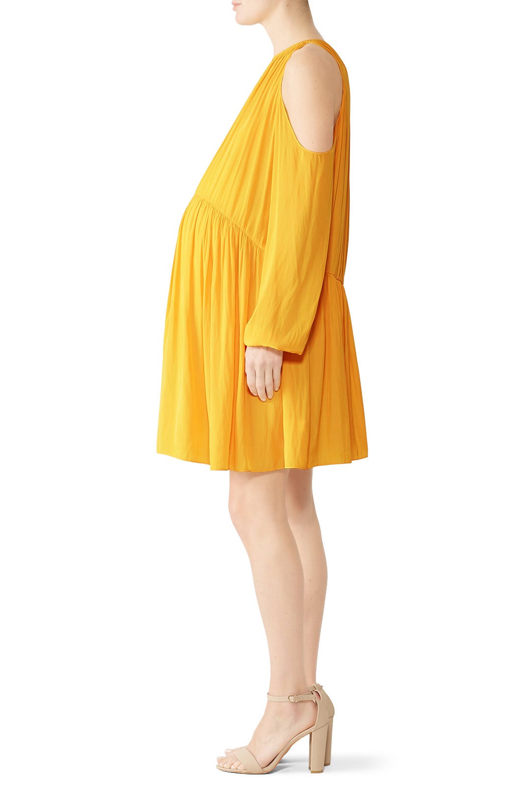 Yellow Heather Maternity Dress by FOR 2 by Ramy Brook 1