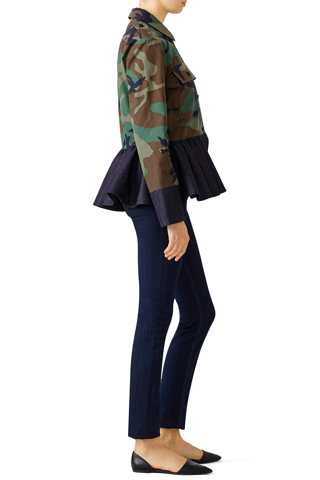 Peplum Camo Jacket by Harvey Faircloth 2