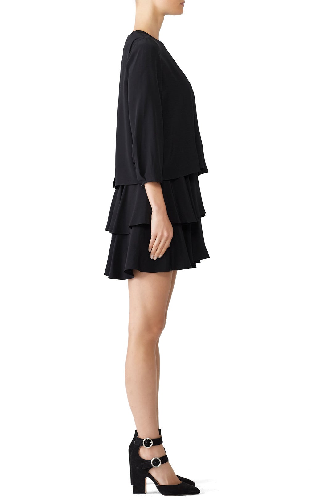 Long Sleeve Ruffle Dress by Jason Wu 1