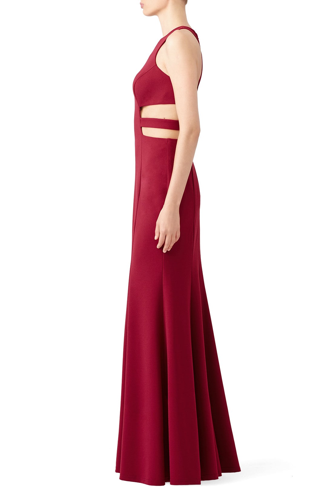 Berry Sleek Gown by LM Collection 2