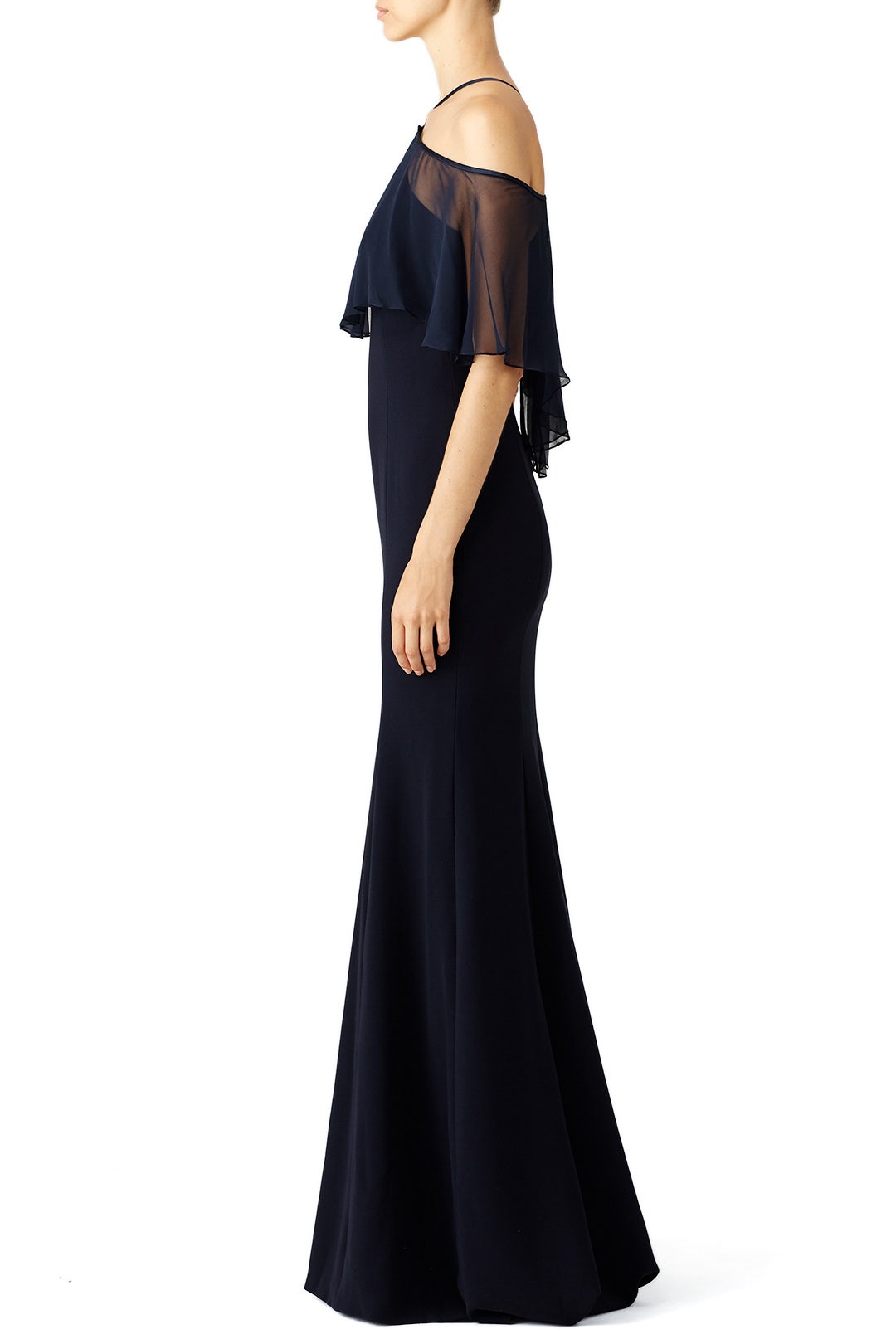 Midnight Flight Flutter Gown by Theia 1