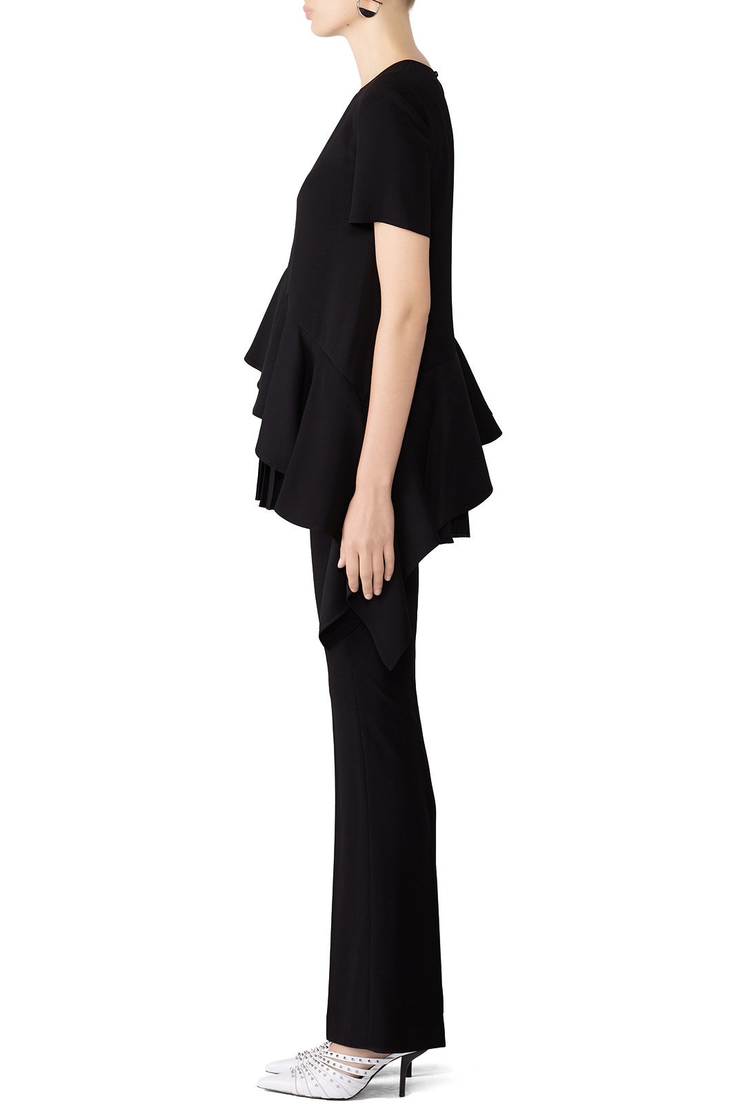 Pleated Ruffles Top by ADEAM 1