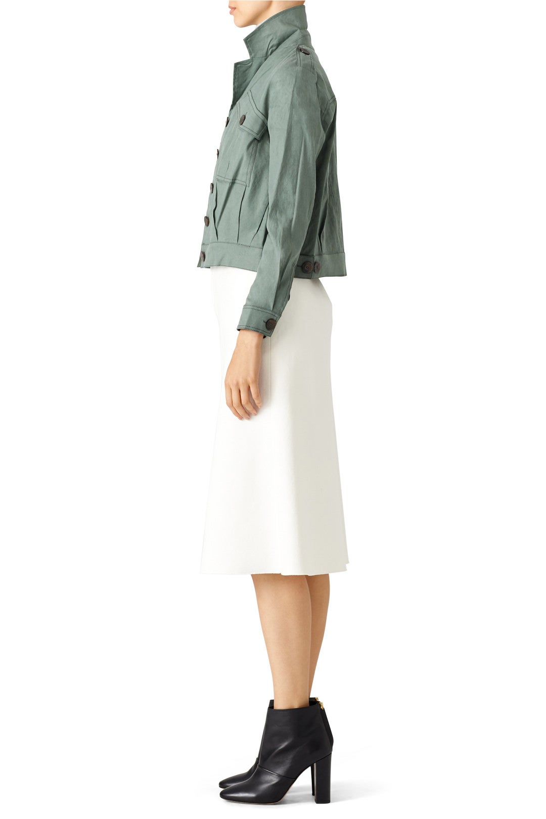 Green Utility Jacket by Derek Lam 10 Crosby 1