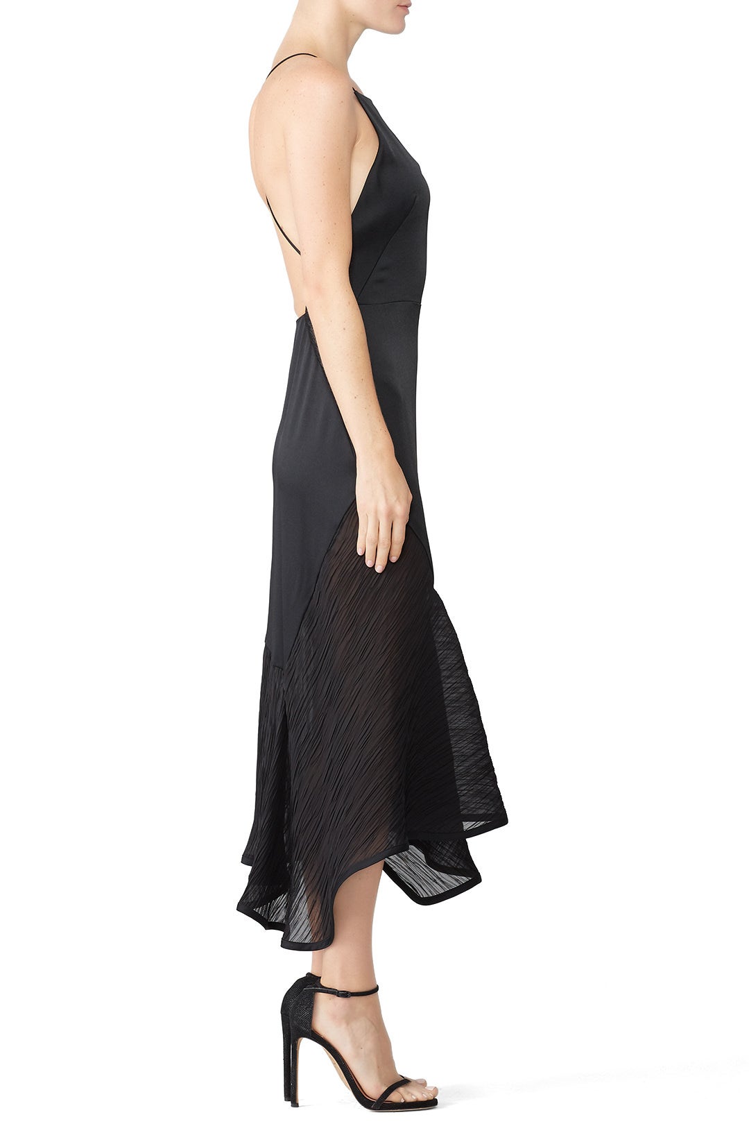 Black Plisse Cocktail Dress by Jason Wu Collection 2