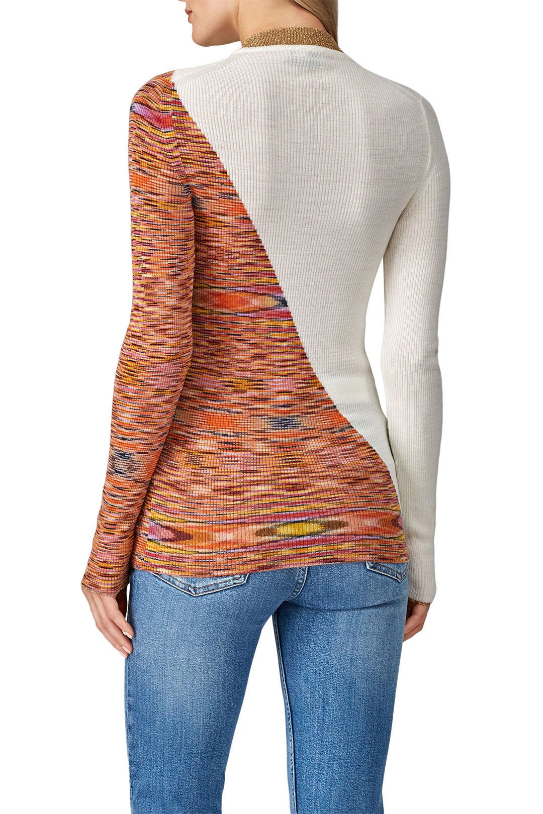 Printed Colorblock Sweater by Missoni 1