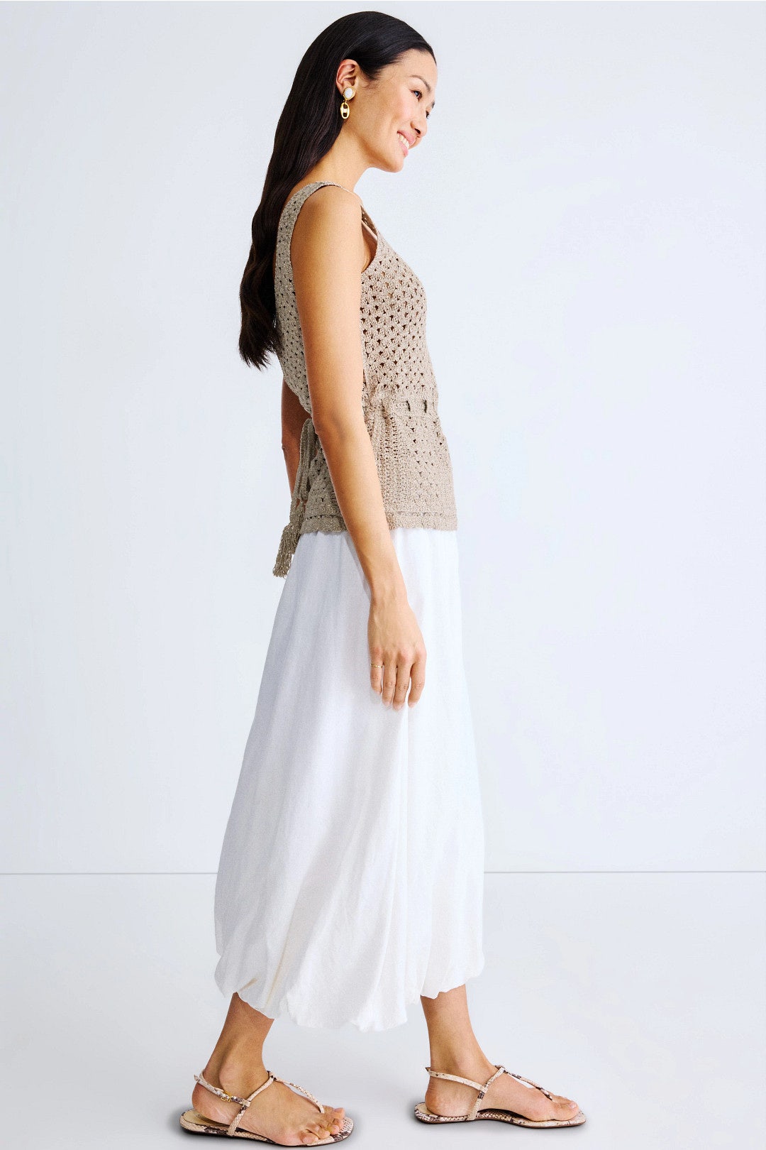 Sparkle Crochet Sleeveless Top by Rosetta Getty x RTR 1