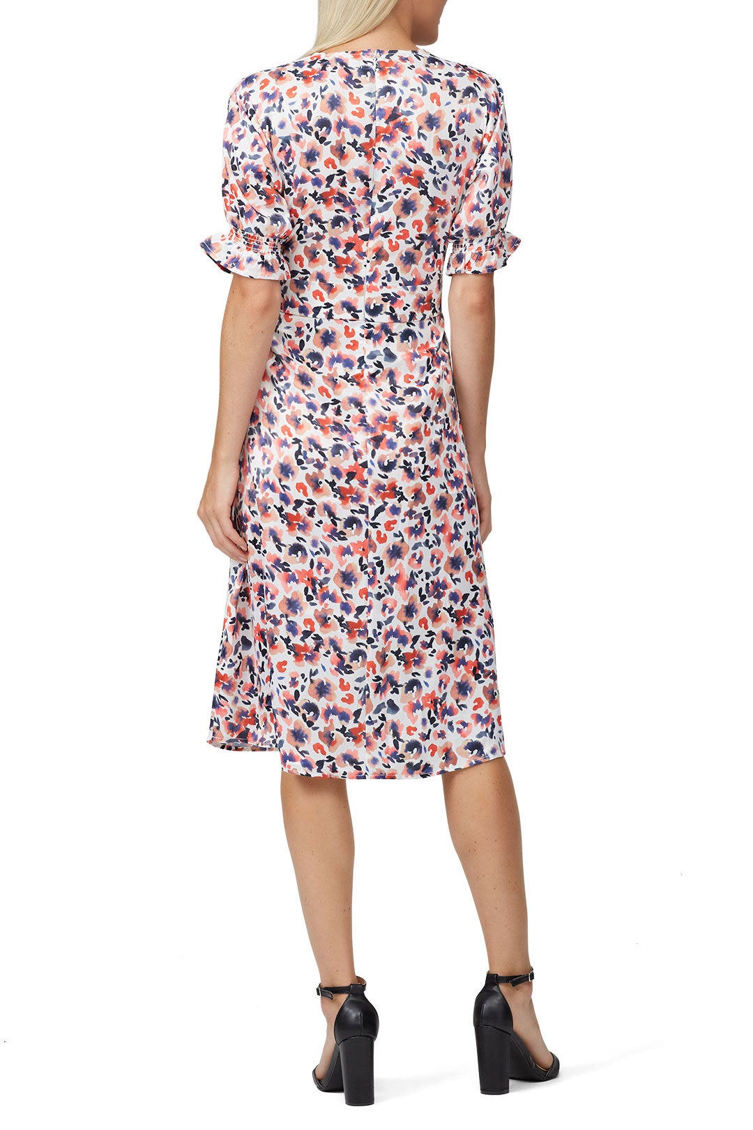 Puff Sleeve Midi Dress by Slate & Willow 1