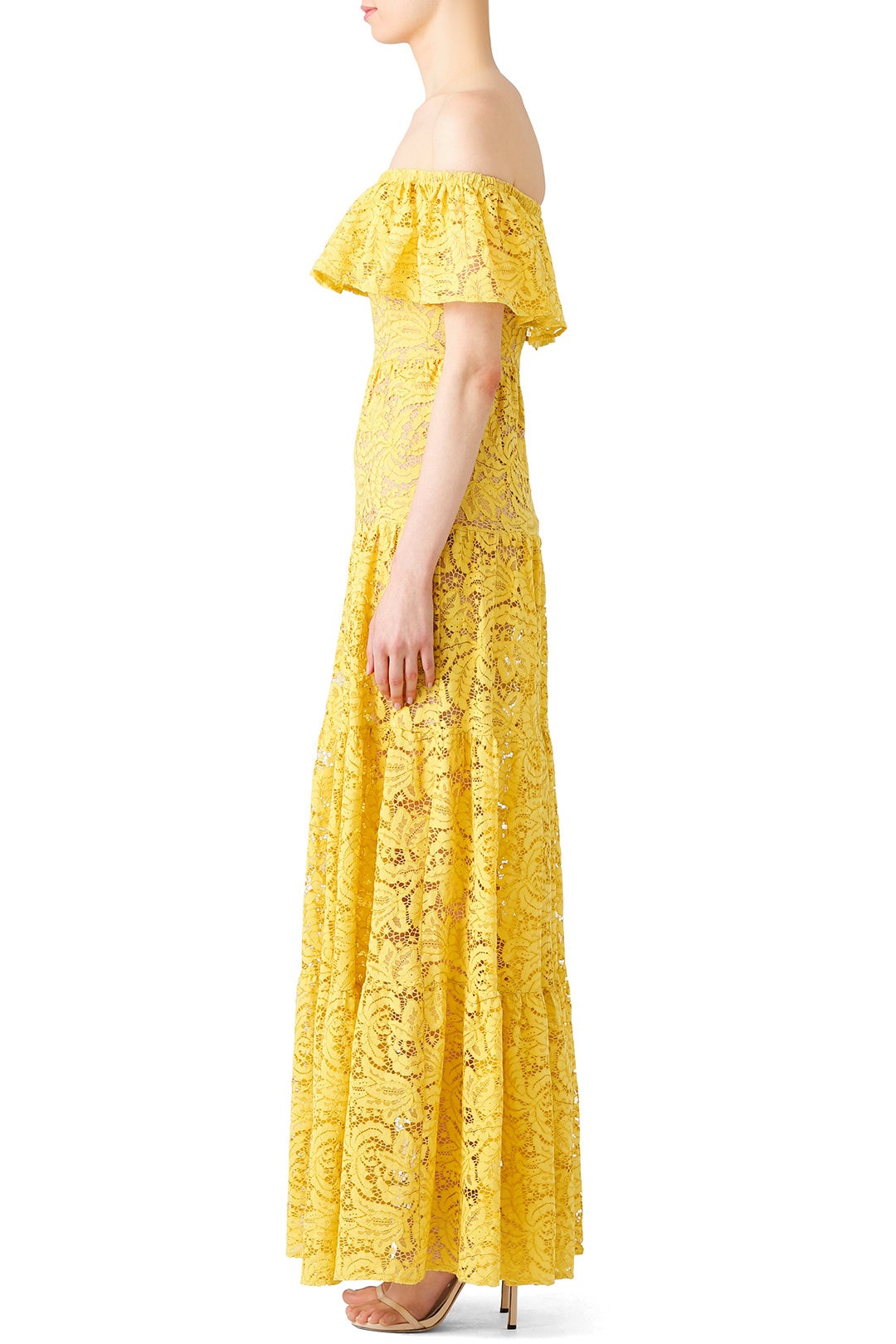 Yellow Reese Maxi by Dress The Population 2