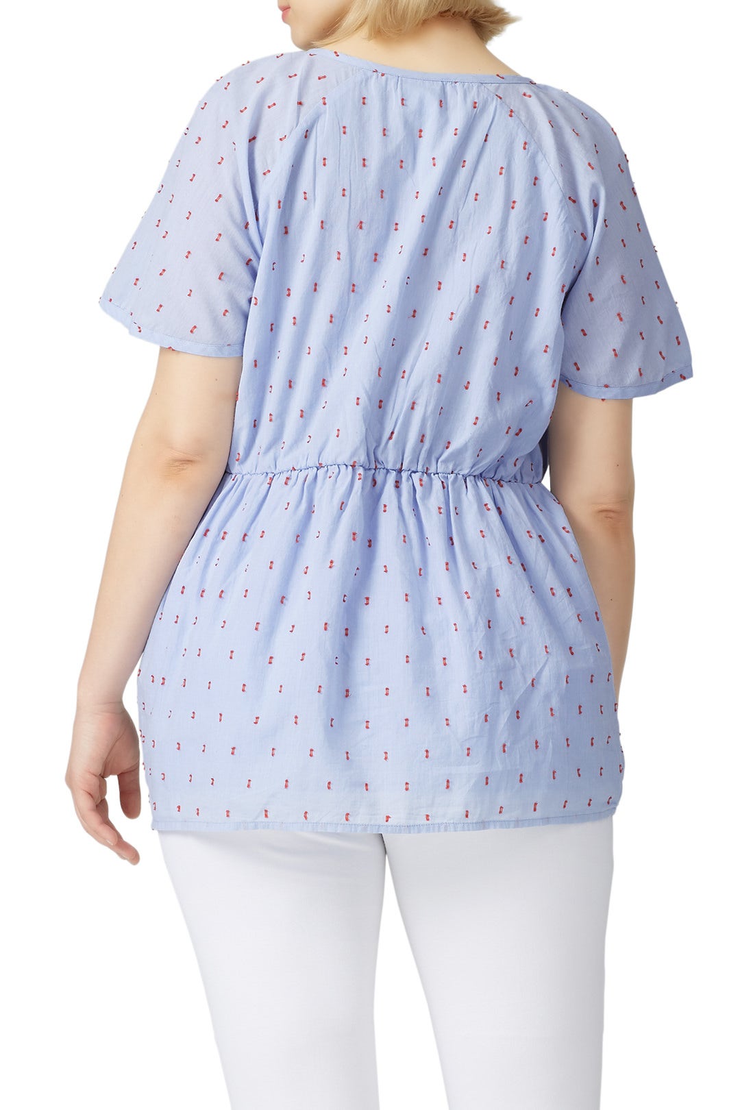 Embroidered Tie Top by JUNAROSE 1