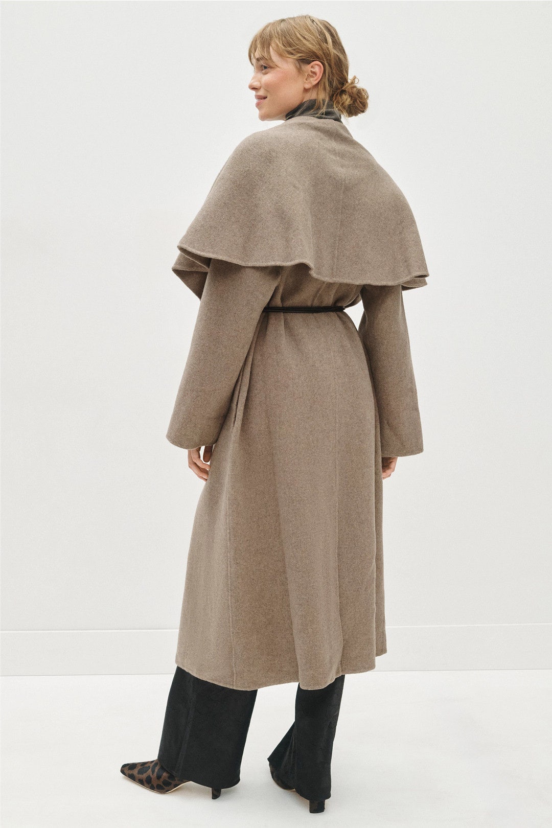 Grey Kay Double Faced Coat by Reformation 2