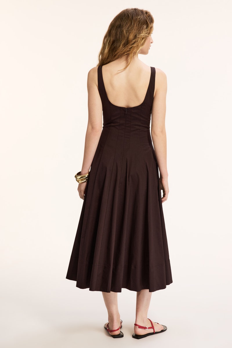 Brown Wells Dress by Staud - Photo 2