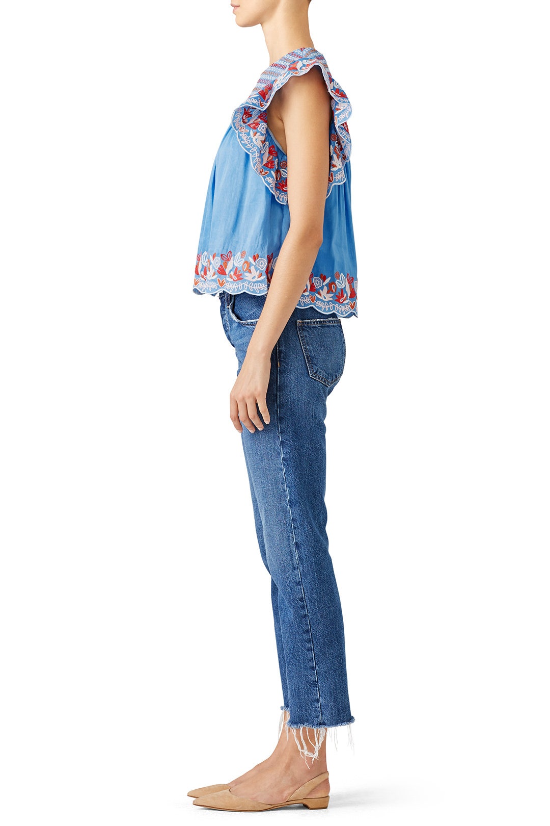Embroidered Claire Top by AMUR 1