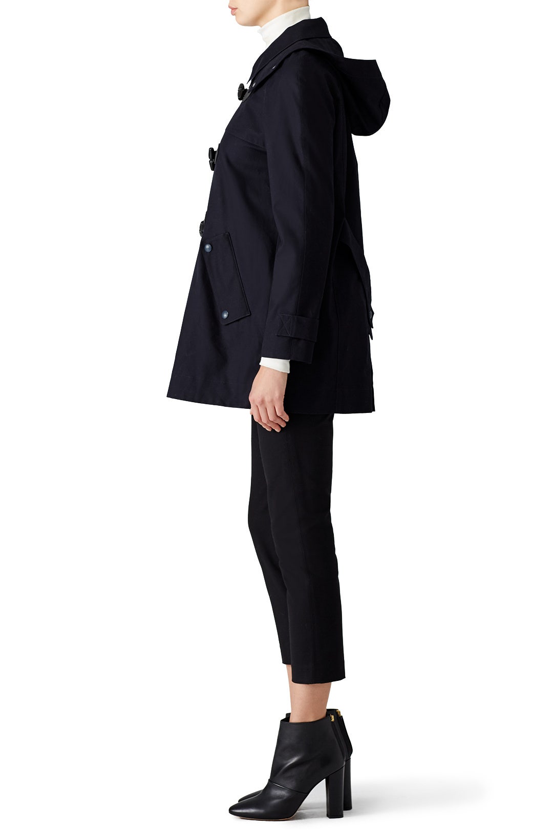 Navy Toggle Coat by Joie 2