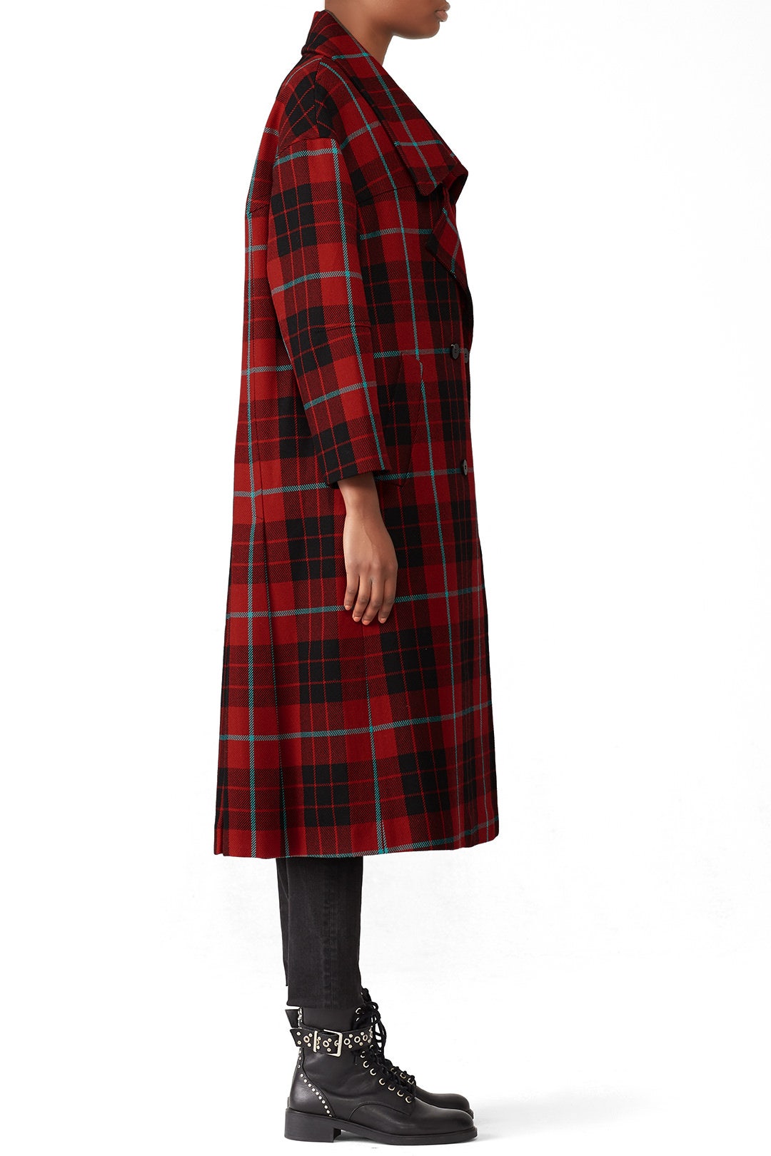 Plaid Tartan Coat by MARYLING 1
