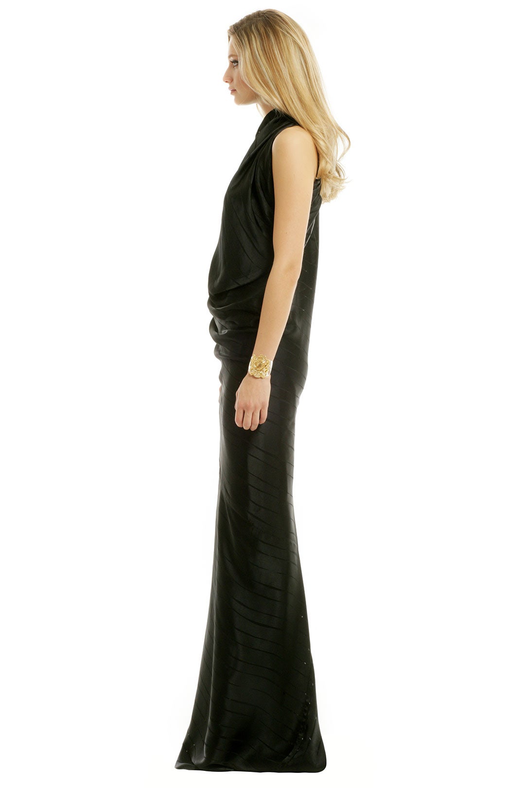 Drape It Diagonal Gown by Plein Sud 1