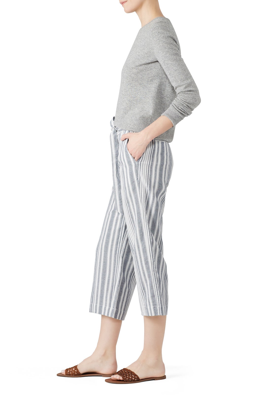Sasha Stripe Crop Pants by Sanctuary 1