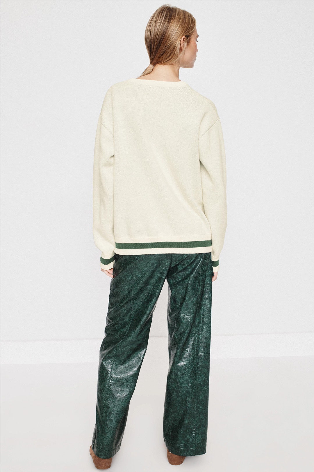 Celtics Crew Neck Sweater by Terez 2