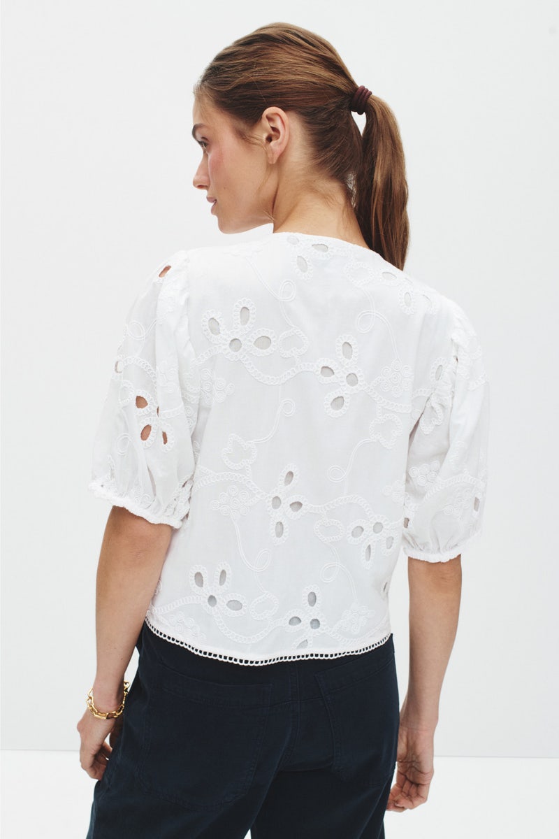 Open Tie Front Top by CeCe - Photo 2