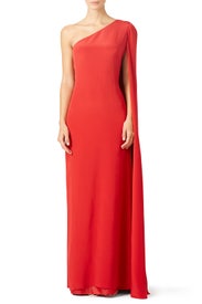 Red Carolina Gown by Jill Jill Stuart