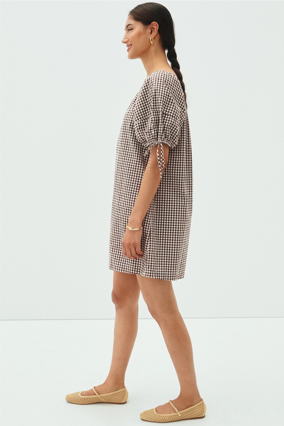 Gingham Mini Dress by Marine Layer 1