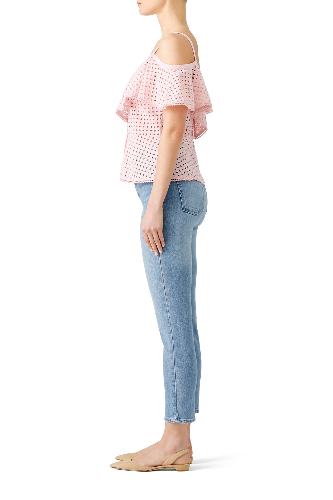 Sheer Eyelet Arletta Top by BB Dakota 1